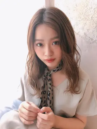 ミディアム 代表山口ひな 髪質改善のプロのヘアスタイル