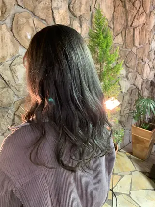 ロング カラー ササ　ユウキ/パーマ 縮毛矯正/髪質改善のヘアスタイル