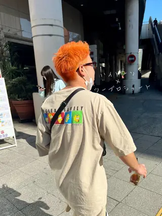 ショート アザマ　ヤスカツ _rosso 川口のヘアスタイル