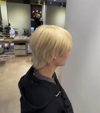 カラー メンズ 豆田 祐人のヘアスタイル