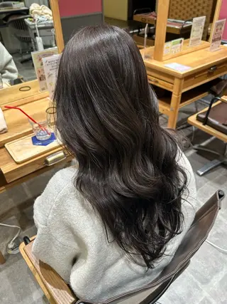 ロング カラー LaBless うえのあかねのヘアスタイル