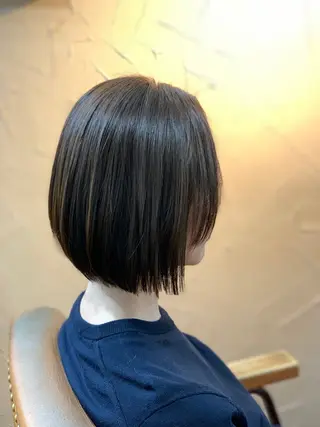 ショート 武田尚子🌸 自然に仕上がる矯正のヘアスタイル