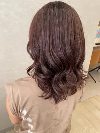ミディアム パーマ 川元 雄貴のヘアスタイル