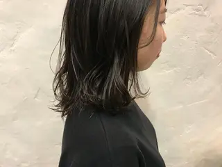 ミディアム カラー パーマ Genta @gegege75のヘアスタイル