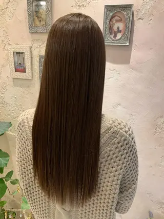 ロング レイヤーカット/ 顔周り 五島巨幹のヘアスタイル