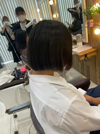 ミディアム 透明感color吉田 沙羅のヘアスタイル