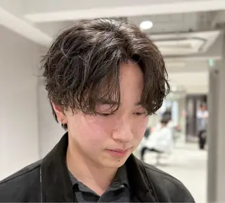 ショート パーマ メンズ 【メンズ特化】 池田大成✂︎のヘアスタイル