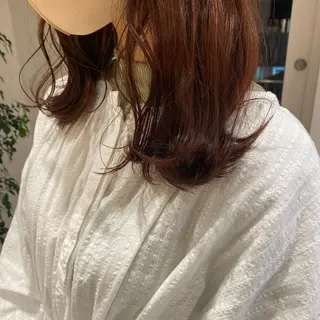ミディアム カラー パーマ 当日予約大歓迎💗 依田瑞希のヘアスタイル