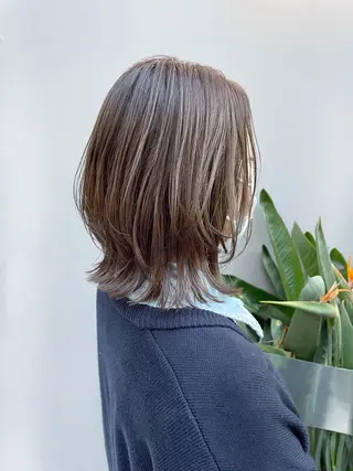 ミディアム カラー HIROKI ” stylistのヘアスタイル