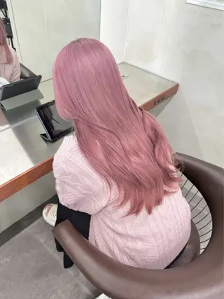 ロング カラー nico TOKYO 渋谷所属・ブリーチ　ハイトーン 特化🌈フジタハルキのヘアスタイル