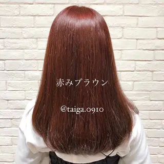 セミロング カラー レディースヘア💫 加藤たいが🐯のヘアスタイル