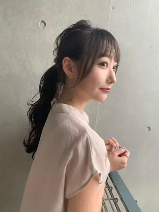 ヘアアレンジ Zinaセントラル所属・須田 ゆかりのヘアスタイル