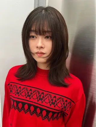 セミロング 🍐シャドウパーマ メンズ特化/守岡🍐のヘアスタイル