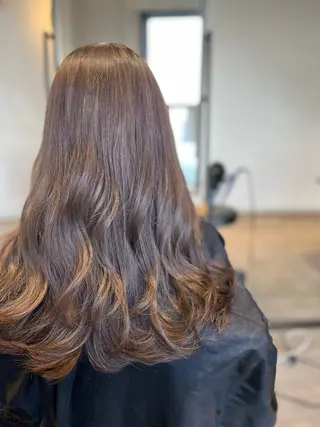 セミロング 🌻韓国風ヘア🌻 ✨🌷ナナコ🌷のヘアスタイル