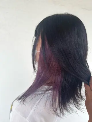 ミディアム カラー Dali 若松　朋美のヘアスタイル