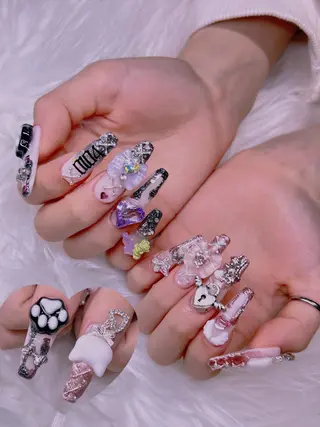 ネイル 長さだし専門店 M2　rikaのネイルデザイン