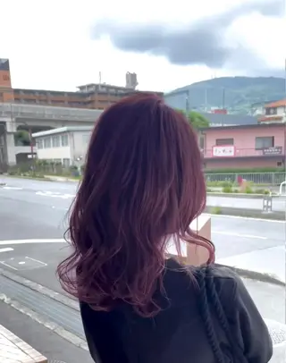 セミロング カラー 本店店長☆ 前原海翔のヘアスタイル