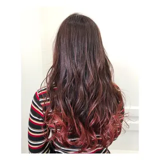 ロング カラー YUIMARL なつきのヘアスタイル