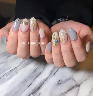 ネイル ﾈｲﾙﾙｰﾑﾘｯｶ 𝐦𝐚𝐲𝐮のネイルデザイン