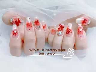 ネイル ラベンダー💖日暮里 ルル💖ネイルのネイルデザイン