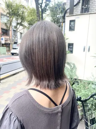 ミディアム ano @anomukuiのヘアスタイル