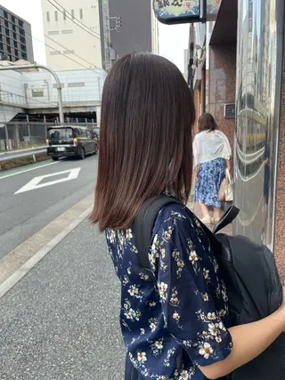 ミディアム カラー 髪質改善/Bloss om🌷高橋沙衣のヘアスタイル