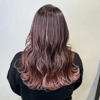 セミロング salowin郡山所属・佐藤 結花のヘアスタイル