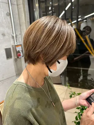 ショート カラー FILMS横浜所属・Watanabe Maiのヘアスタイル