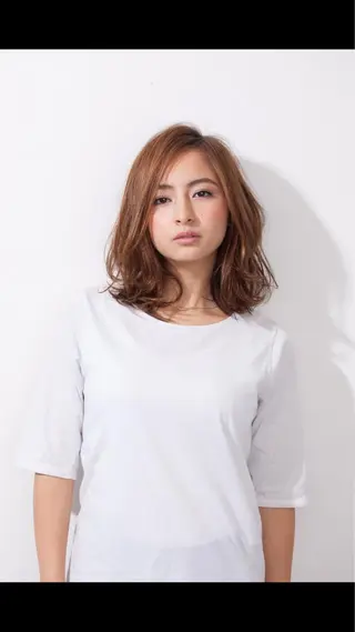 ショート ミディアム セミロング ロング カラー パーマ ひがし　まさし JYUNESU副代表のヘアスタイル