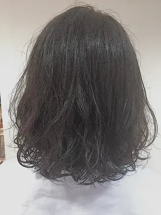 ミディアム カラー パーマ 可愛いを作る神 ナオヒロのヘアスタイル