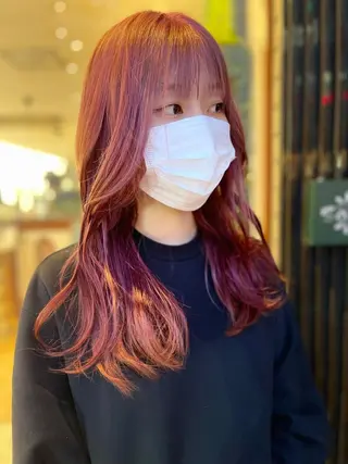 ロング カラー 🇰🇷韓国ヘア 🇰🇷ナミユウのヘアスタイル