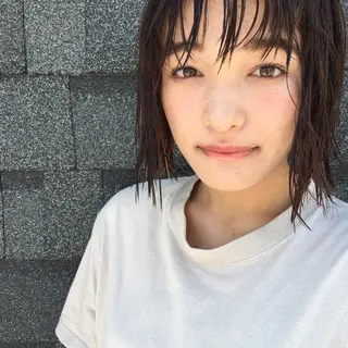 ショート カラー レイヤーカット BLend 渋谷のヘアスタイル