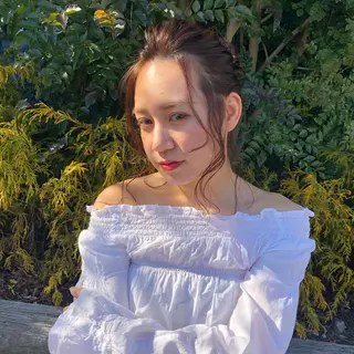 セミロング ヘアアレンジ 追立 優稀のヘアスタイル