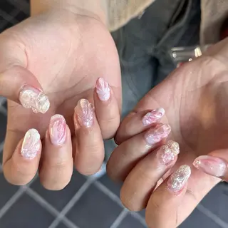 ショート 小川 柚香のネイルデザイン