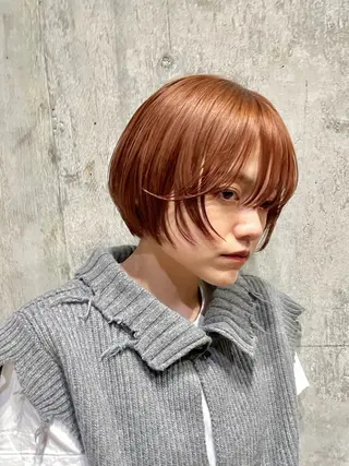 ショート カラー 🪞きら艶ロング カラー🩶 azuのヘアスタイル