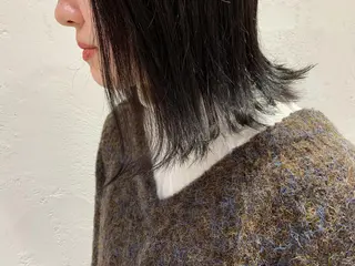 ミディアム カラー 🫧透明感カラー/ ボブ/小笠原汐海🪽のヘアスタイル