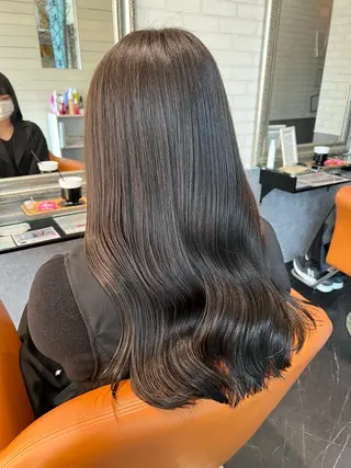 セミロング 🇰🇷韓国風レイヤ ー🇰🇷の達人🔥のヘアスタイル