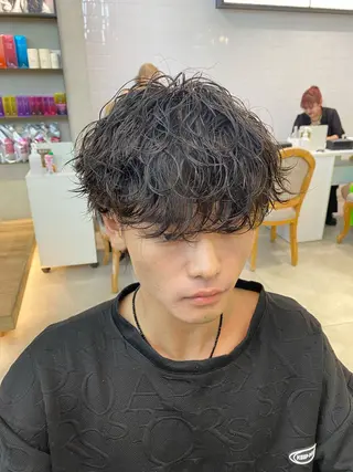 パーマ メンズ 新宿【メンズパーマ】 塩澤太一のヘアスタイル