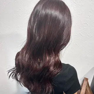 ロング 艶カラー/レイヤー /メンズ/マツエクのヘアスタイル