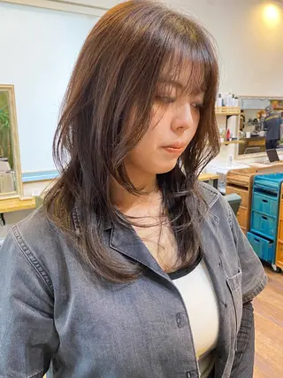 ロング branch所属・内山 優のヘアスタイル