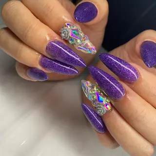 セミロング ネイル nail salon azuのネイルデザイン