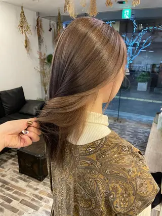セミロング カラー m ā l o.🌷 サカモトマイコのヘアスタイル