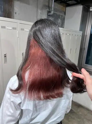 ロング I S所属・🌿透明感カラー‪ 縮毛矯正✨かずきのヘアスタイル