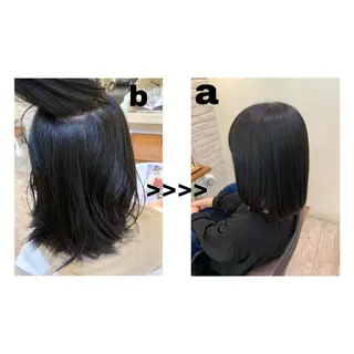 ミディアム SHANTi 飯塚 ヘアセット/髪質改善のヘアスタイル