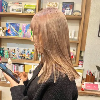 ミディアム カラー GO TODAY SHAiRE SALON 原宿本店所属・ボブ/レイヤー/ ハッシュカット/河内のヘアスタイル