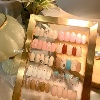 ネイル each sakuraのネイルデザイン