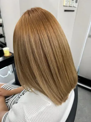 ミディアム カラー alpha. カラーエクステ下妻のヘアスタイル