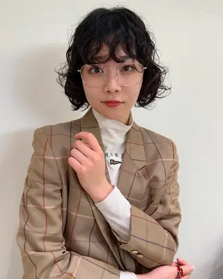 ミディアム パーマ 原宿パーマ kazuのヘアスタイル