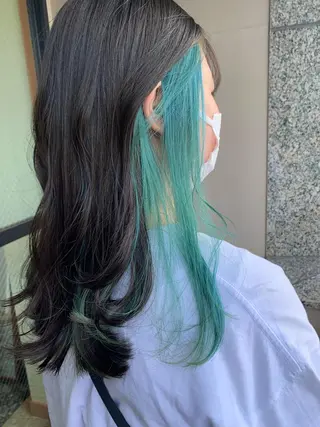 ロング カラー yuri🌼 NUMBER 天王寺のヘアスタイル