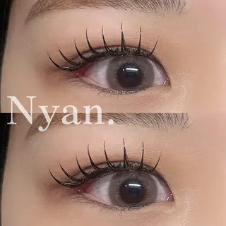 マツエク・マツパ Nyan. 【桜川】のマツエク・マツパデザイン